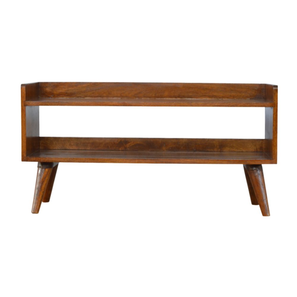 Chestnut Nordic Storage Bench - Image 2