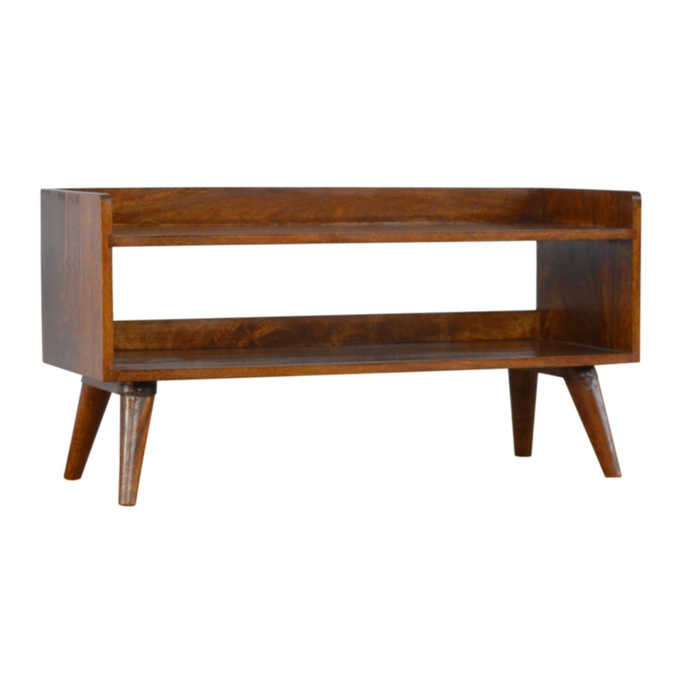 Chestnut Nordic Storage Bench - Image 3