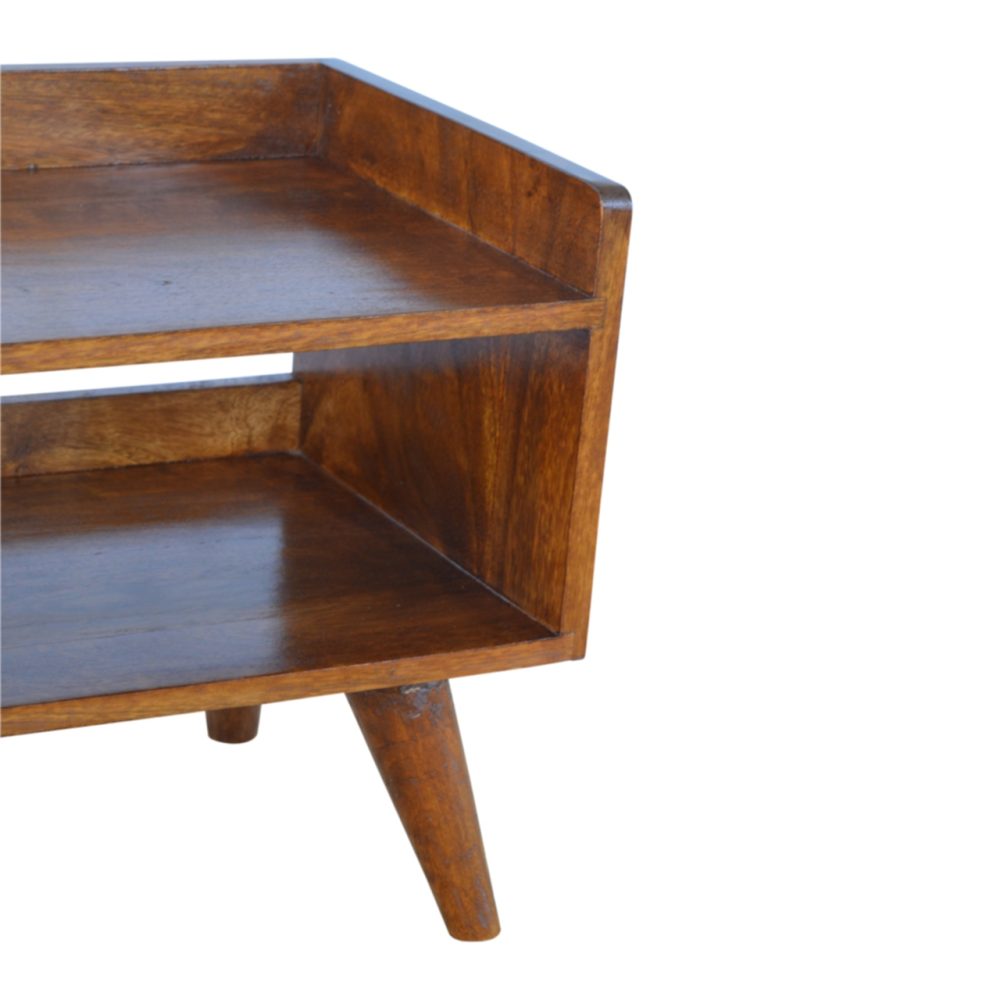 Chestnut Nordic Storage Bench - Image 5