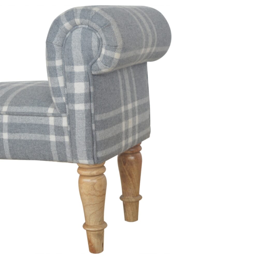 Canus Tartan Bedroom Bench for wholesale