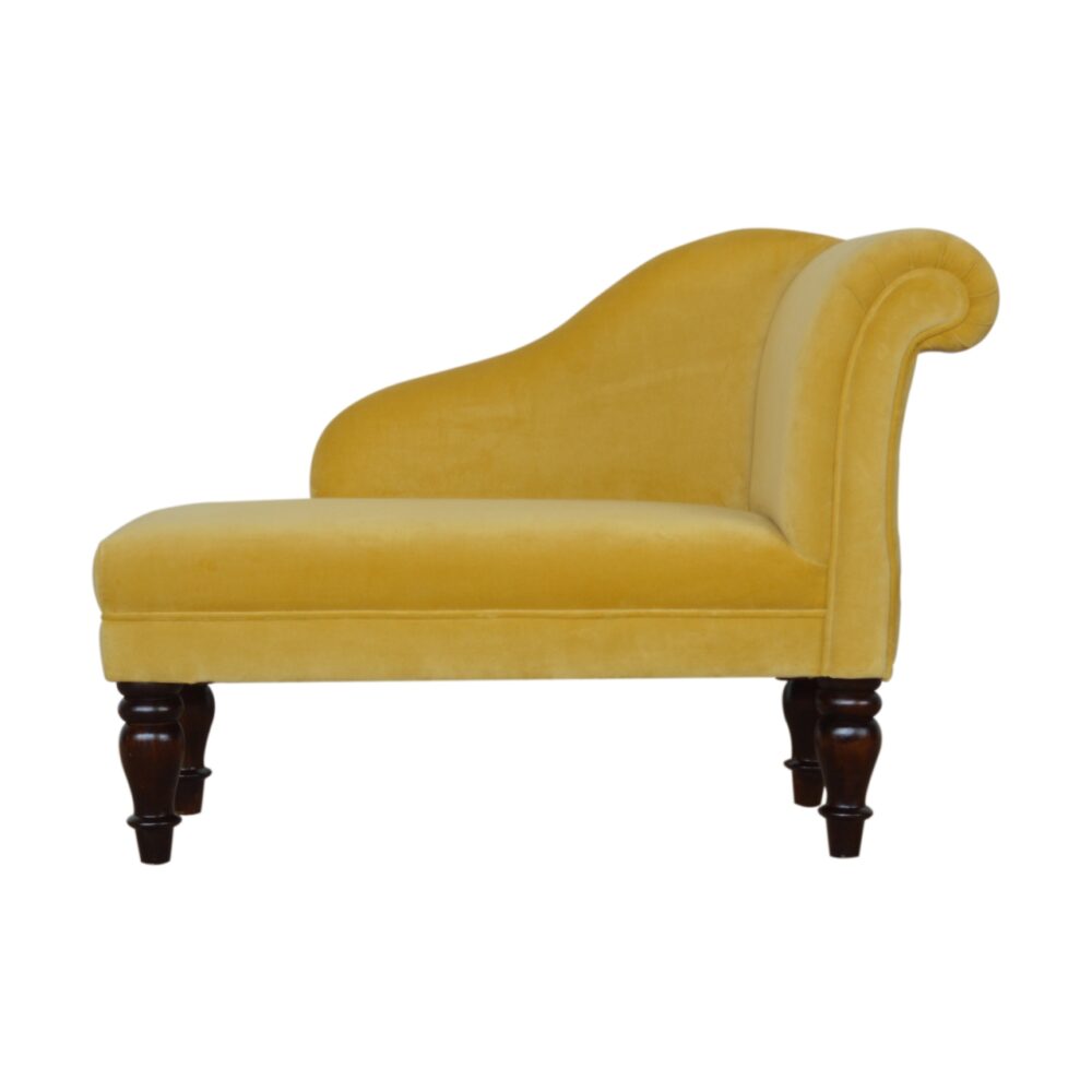 Mustard Velvet Chaise wholesalers