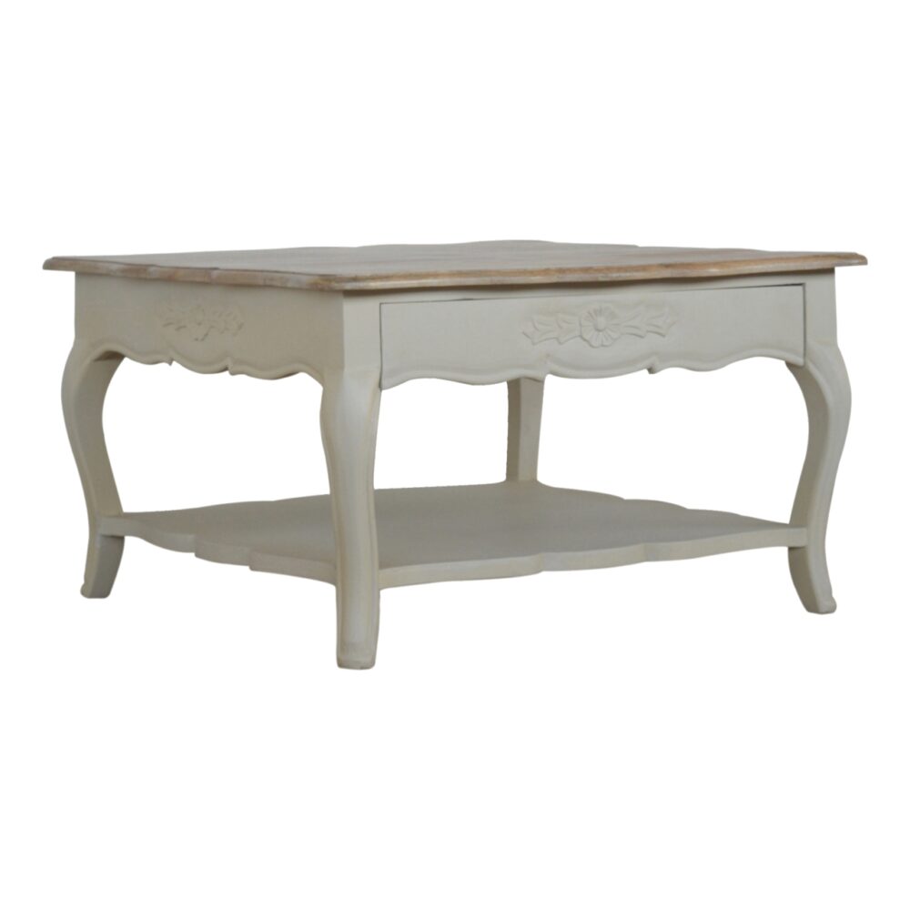 Amberly Carved Coffee Table dropshipping
