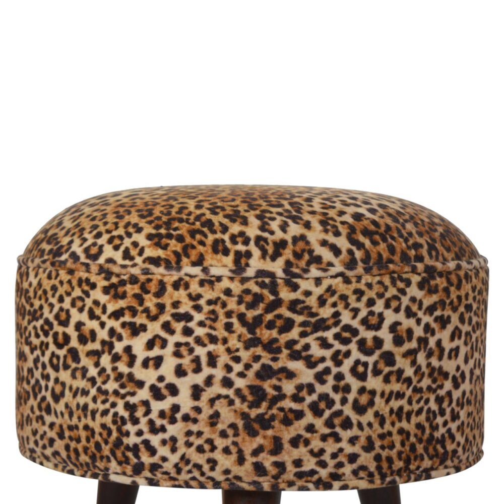 Leopard Nordic Style Footstool for resell