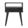 bulk Ash Black Carved Drawer Bedside for resale