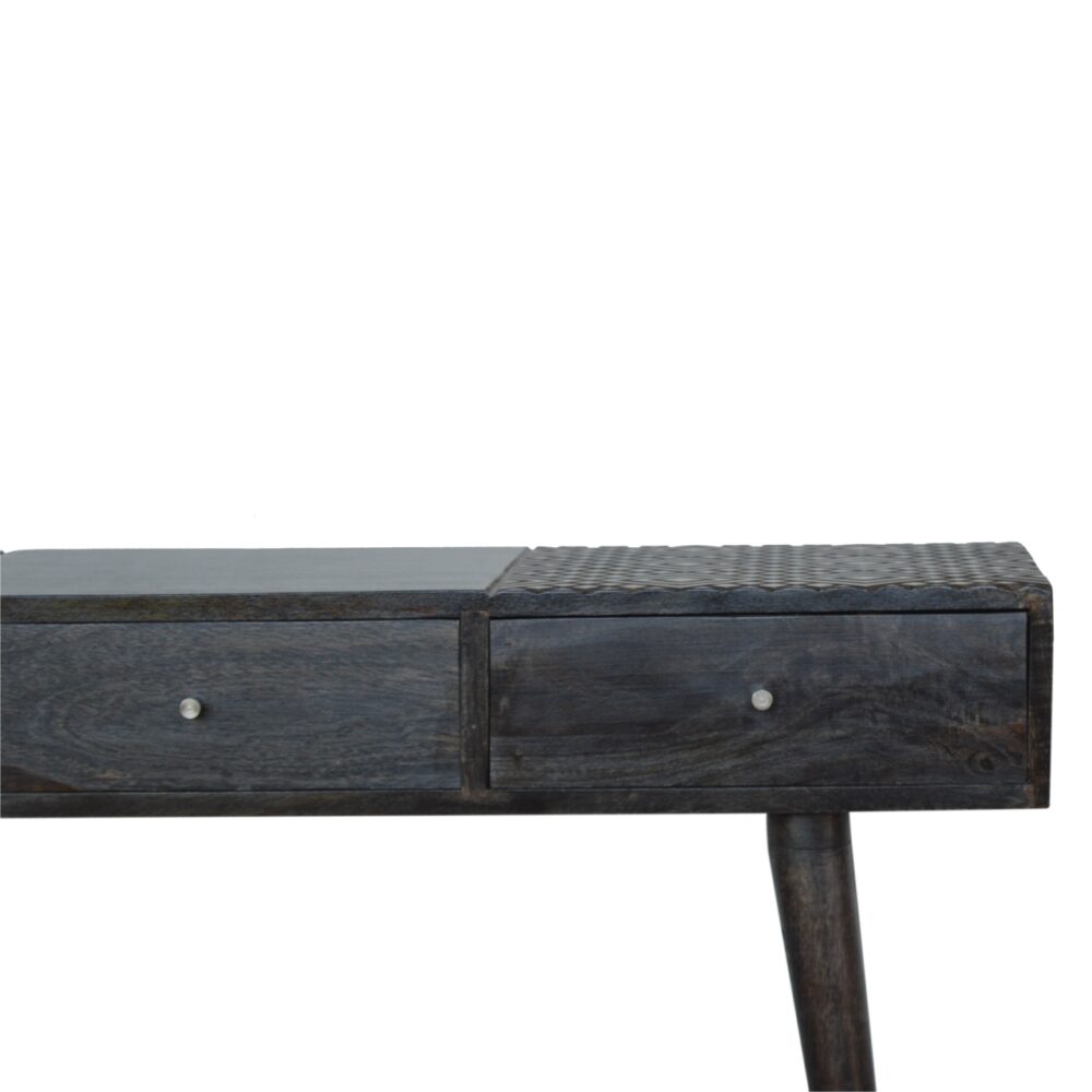 wholesale Ash Black 3 Drawer Console Table for resale