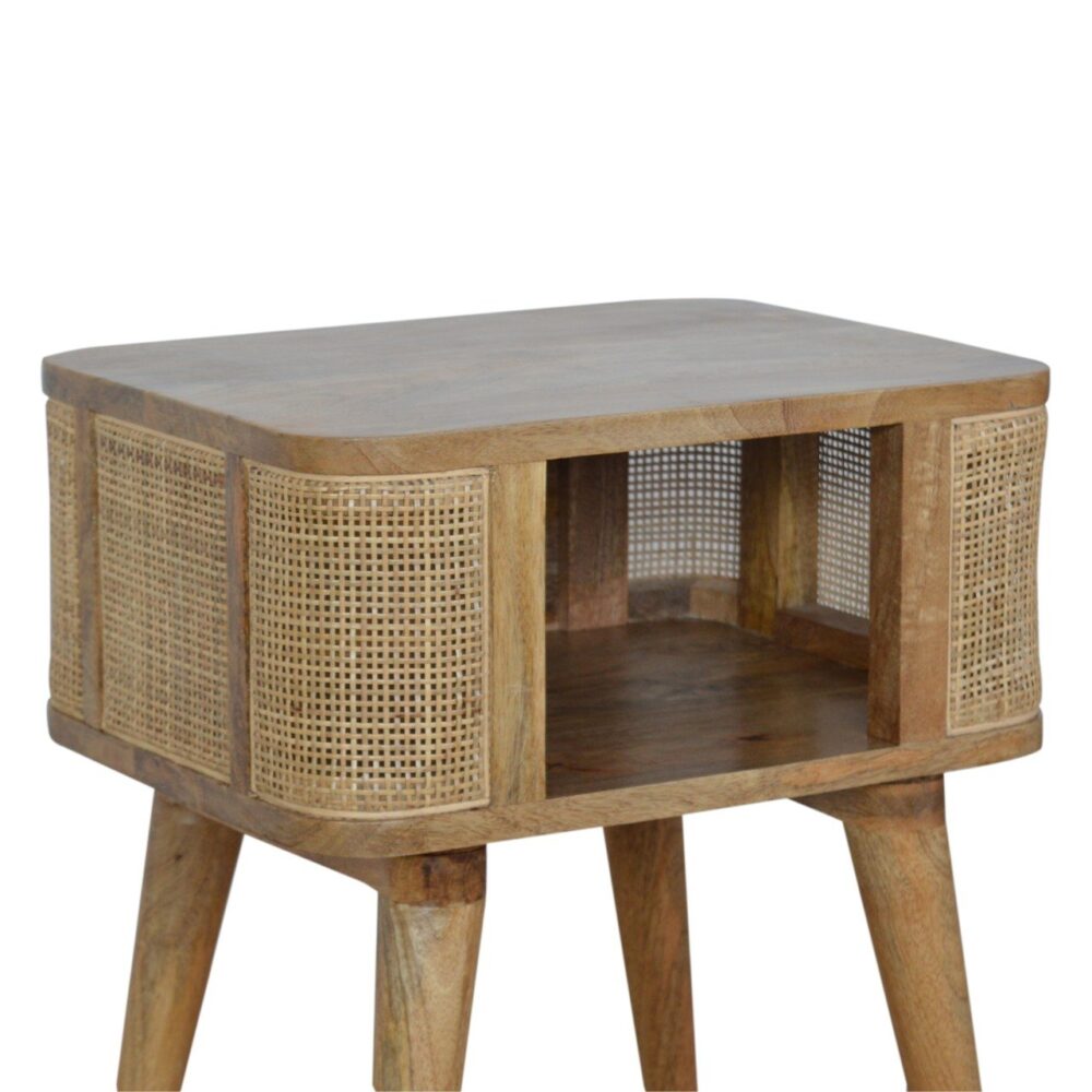 Woven Open Slot Nightstand for resell