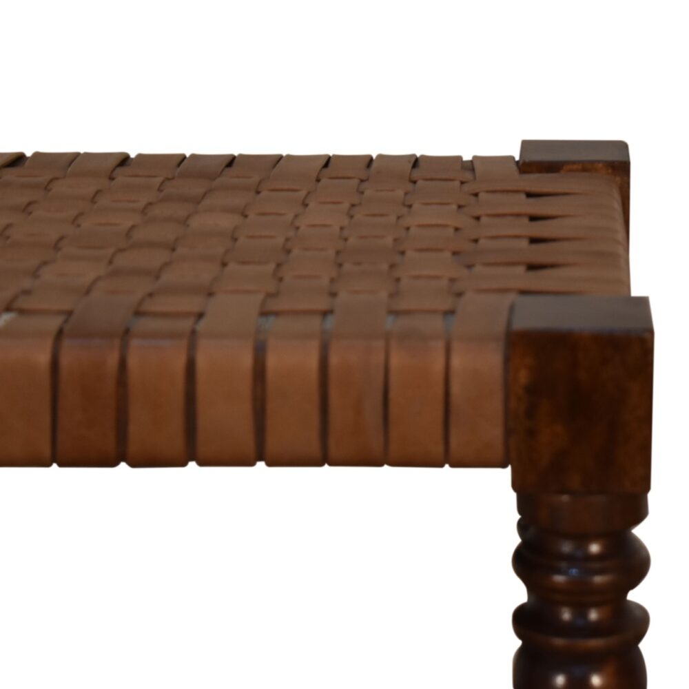 wholesale Woven Leather Footstool for resale