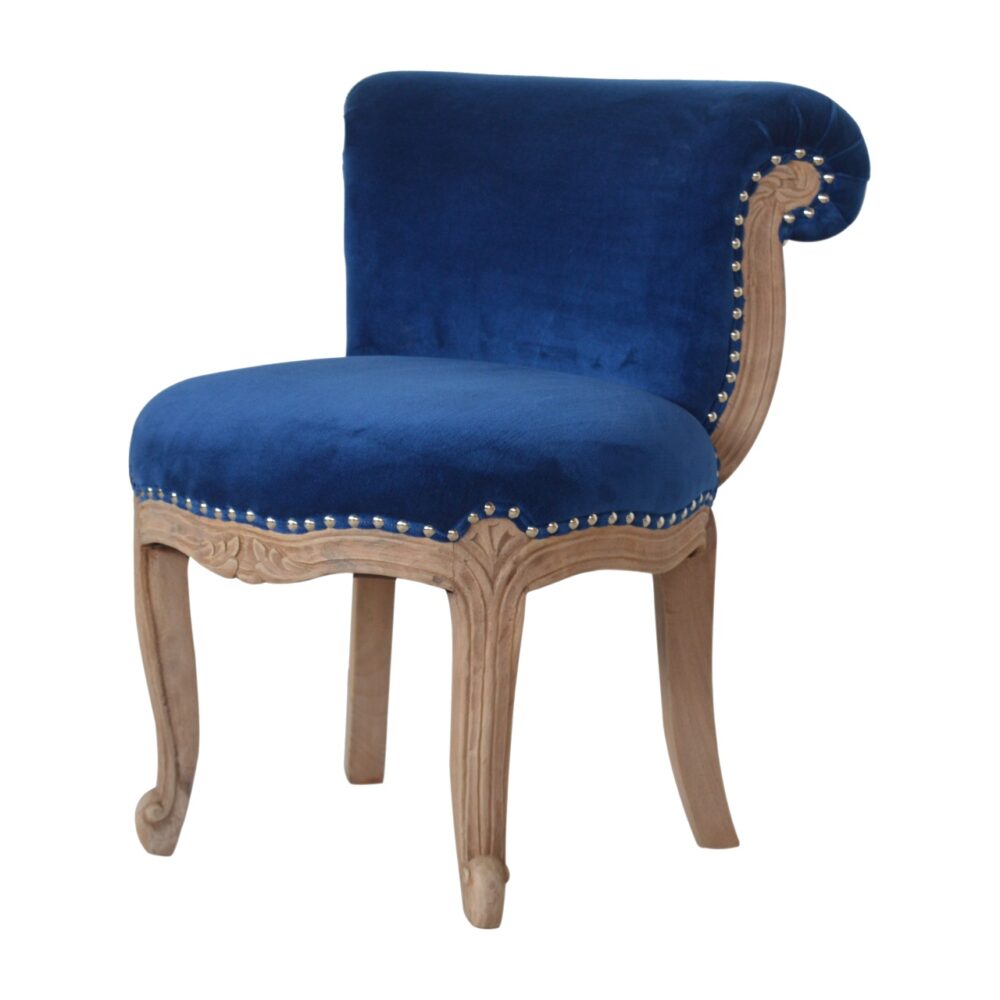 IN1277  - Royal Blue Studded Chair wholesalers