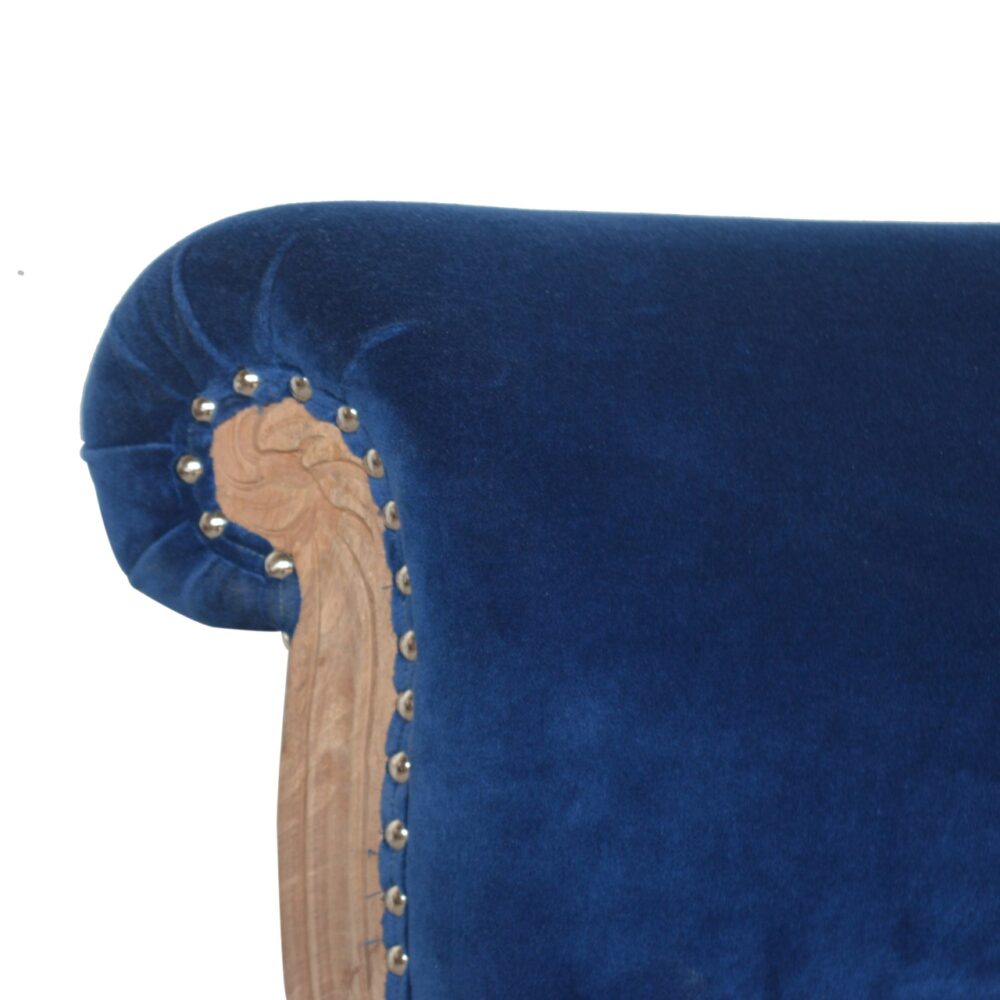 IN1277  - Royal Blue Studded Chair dropshipping