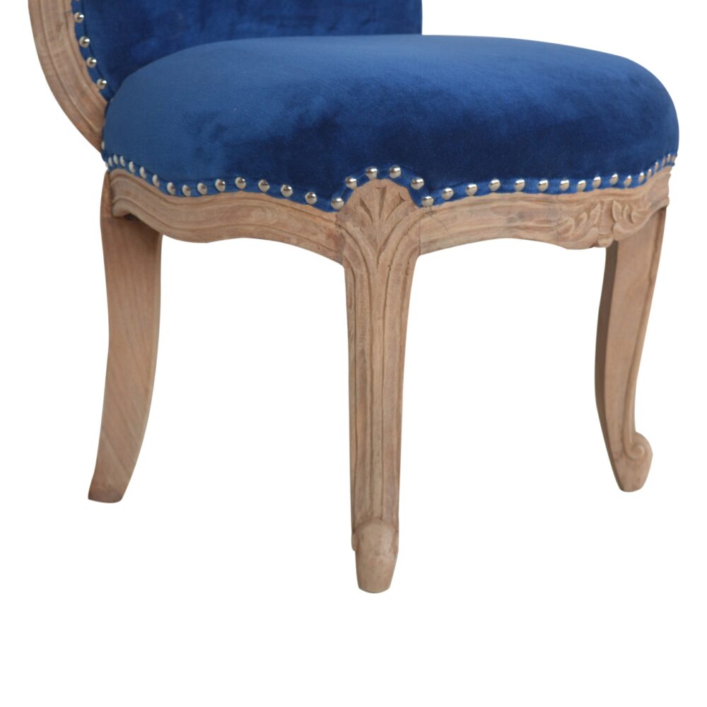 wholesale IN1277  - Royal Blue Studded Chair for resale