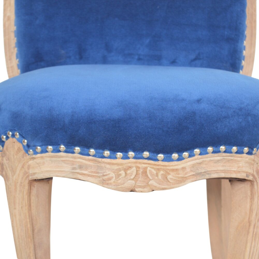 IN1277  - Royal Blue Studded Chair for resell