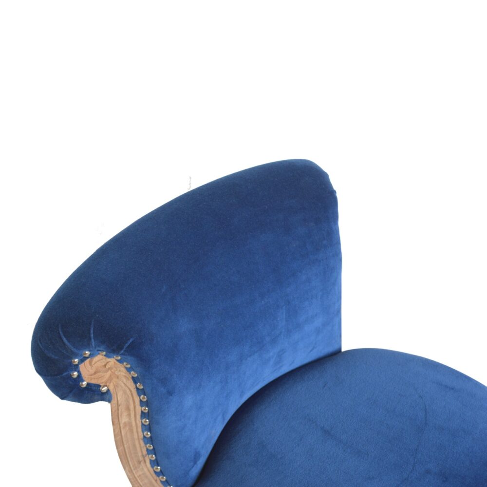 IN1277  - Royal Blue Studded Chair for reselling