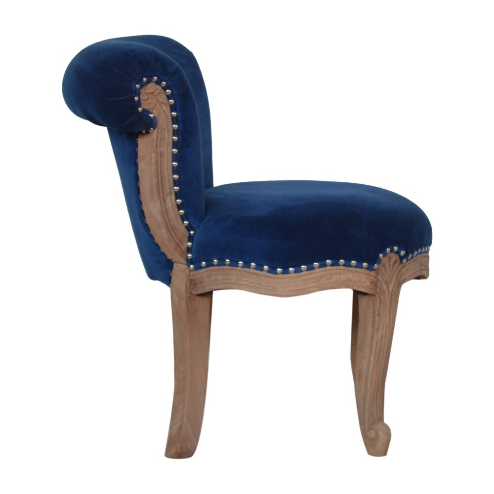 IN1277  - Royal Blue Studded Chair for wholesale