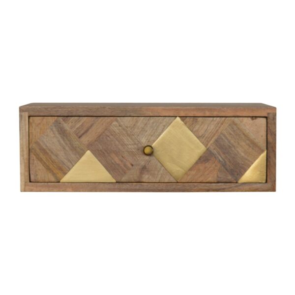 Wall Mounted Brass Inlay Bedside for resale