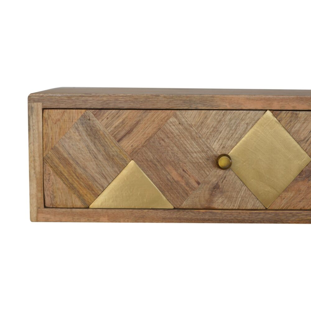 Wall Mounted Brass Inlay Bedside dropshipping