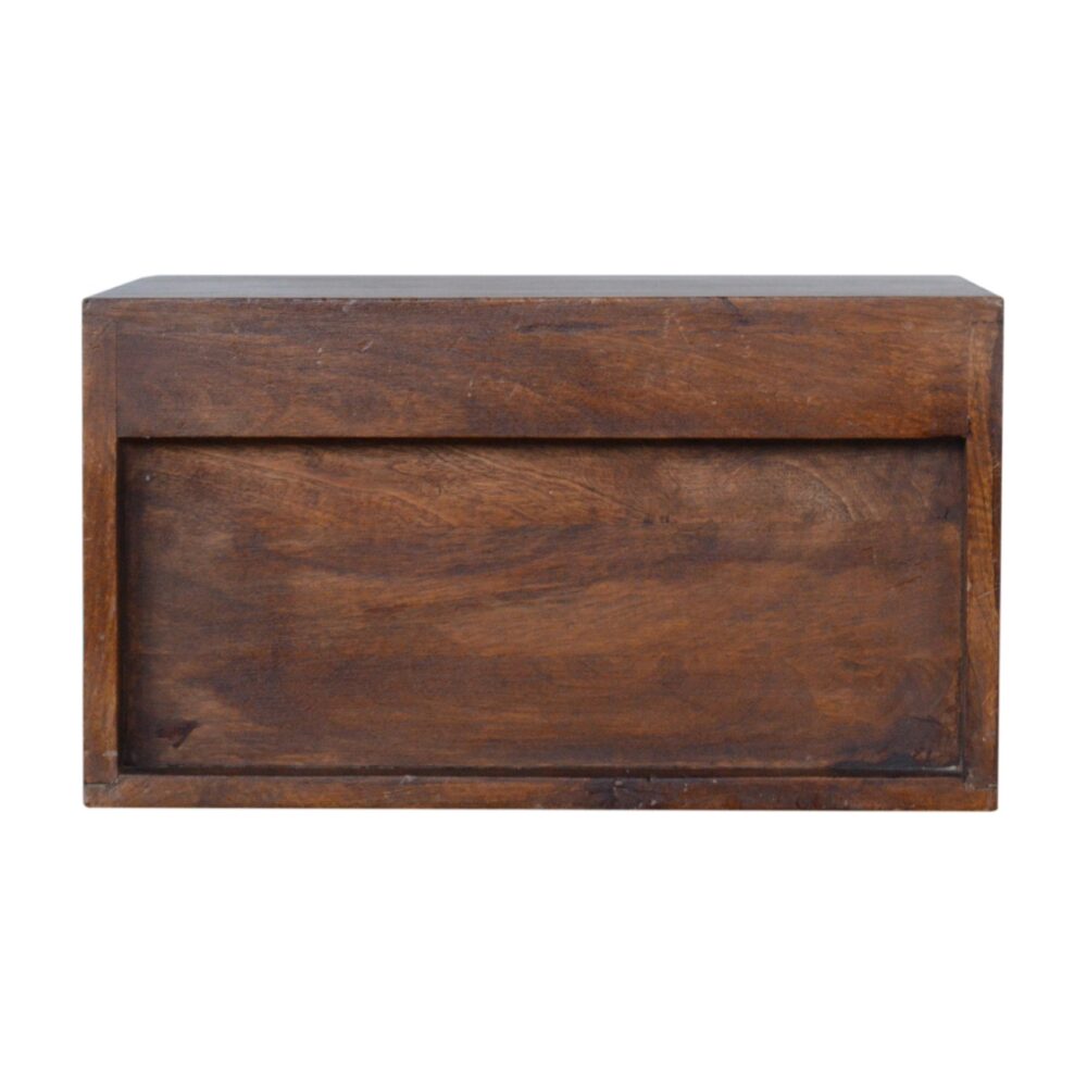 IN1295 - Wall Mounted Chestnut Brass Handle Bedside for wholesale