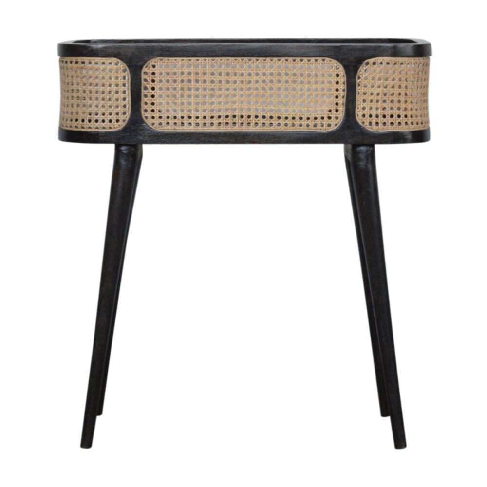 Ash Black Rattan Tray Table wholesalers