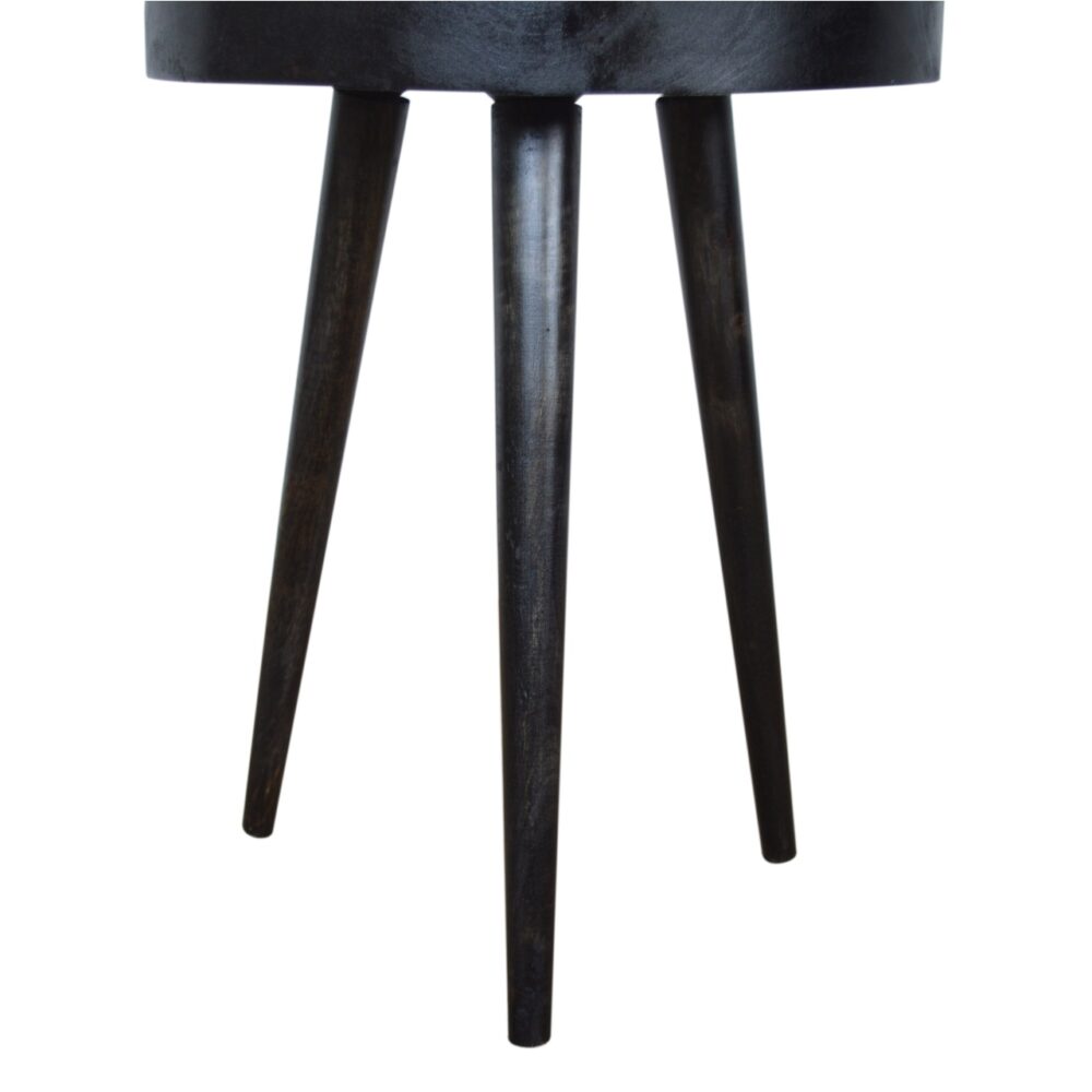 Ash Black Rattan End Table for wholesale