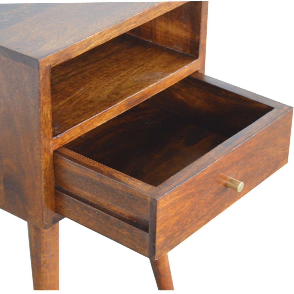 Mini Chestnut Nightstand for resell