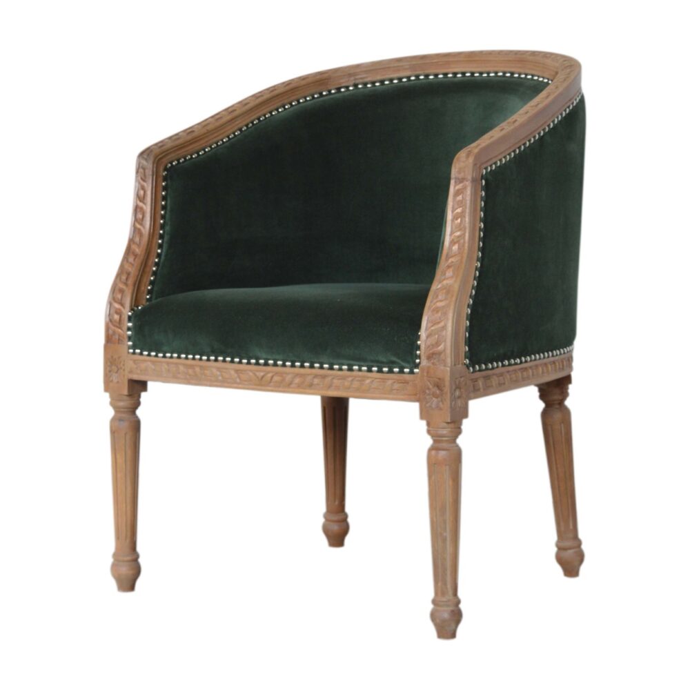 Emerald Velvet Occasional Chair dropshipping