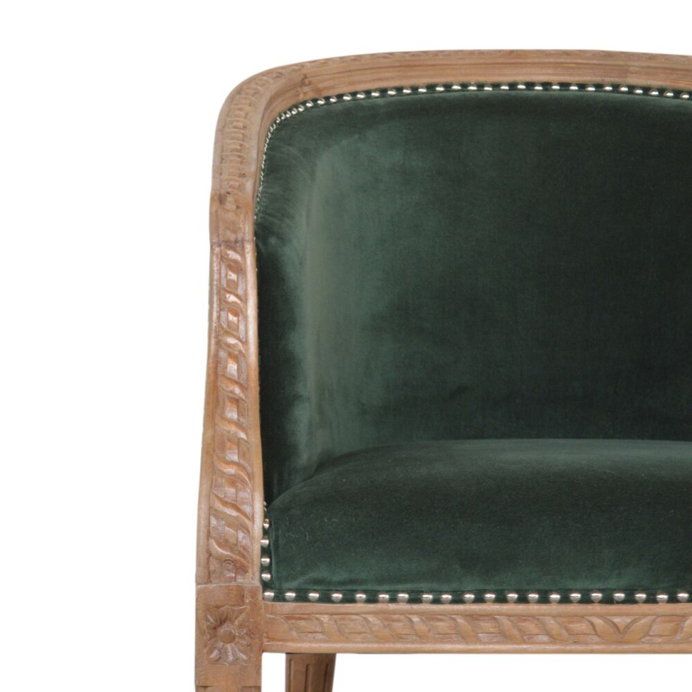 wholesale Emerald Velvet Occasional Chair for resale
