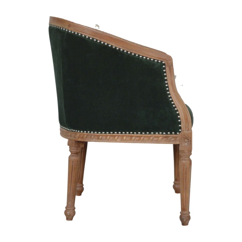 bulk Emerald Velvet Occasional Chair for resale