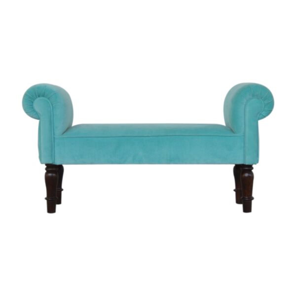 Aqua Velvet Bench for resale