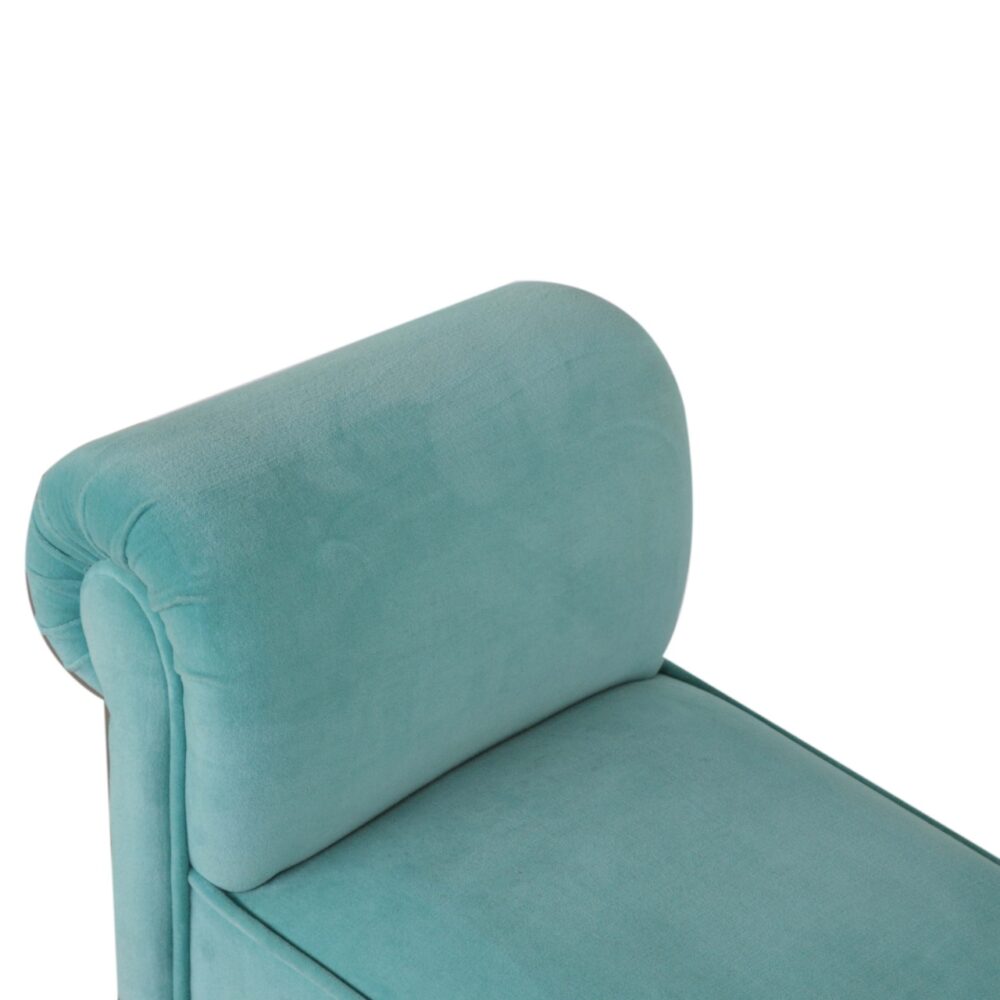 Aqua Velvet Bench for resell