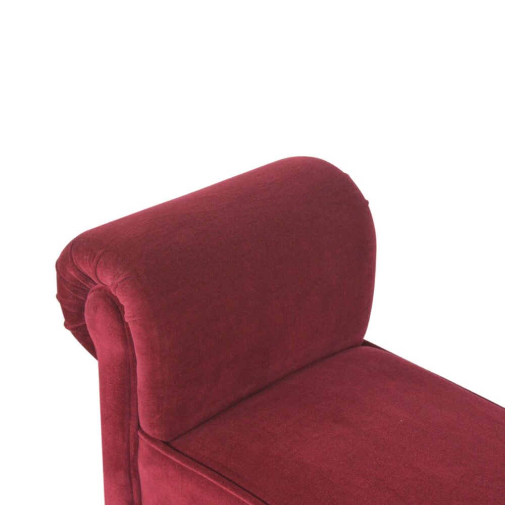 Wine Red Velvet Bench for resell