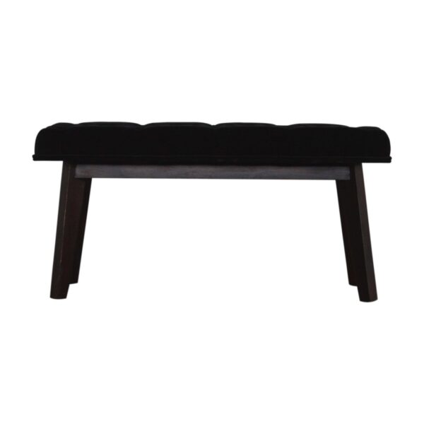 Black Velvet Hallway Bench for resale