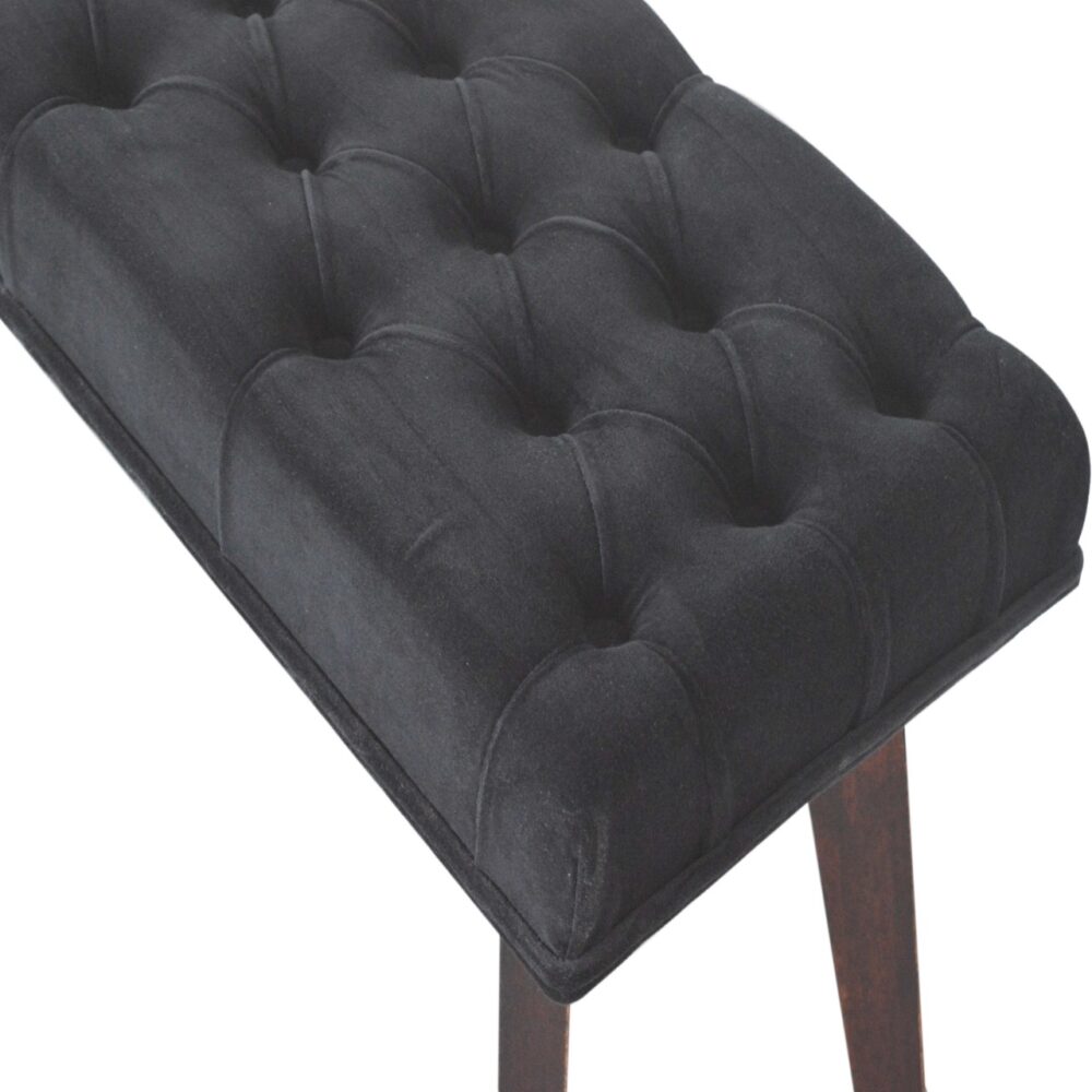 wholesale Black Velvet Hallway Bench for resale