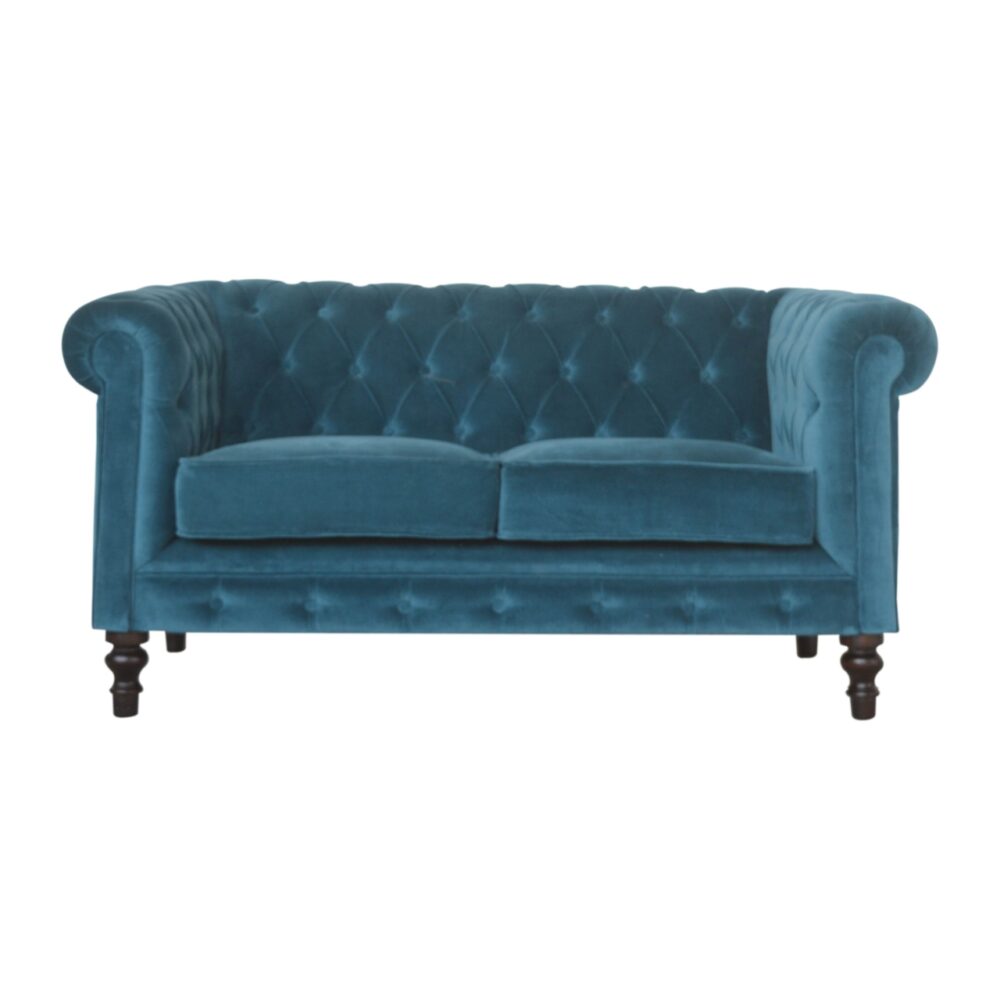 Teal Chesterfield Sofa for resale
