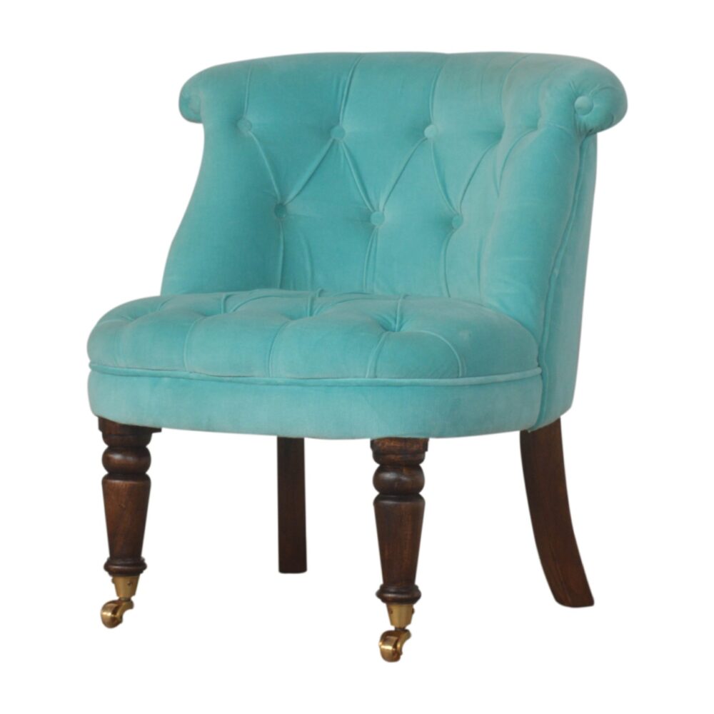 wholesale Turquoise Velvet Accent Chair for resale