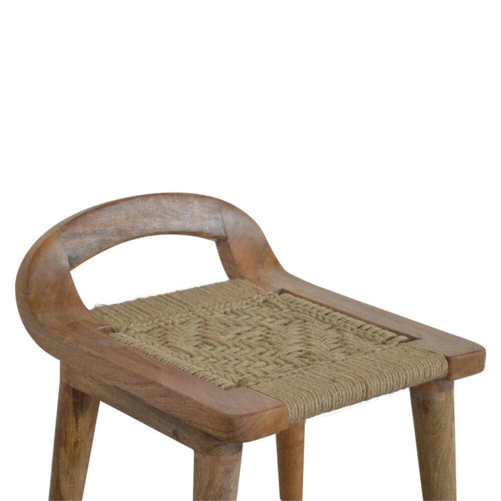 Raised Back Woven Stool dropshipping