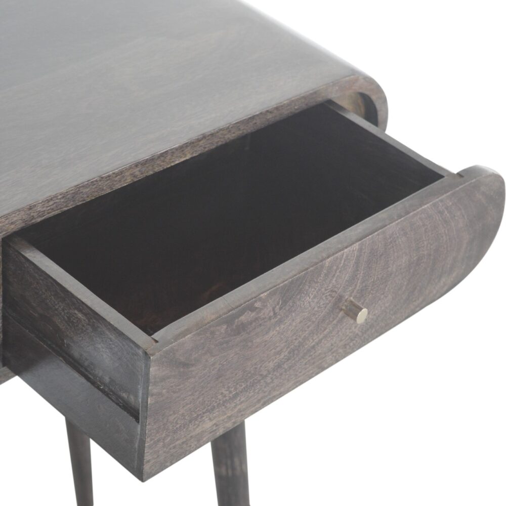 wholesale Ash Black Curved Edge Console Table for resale