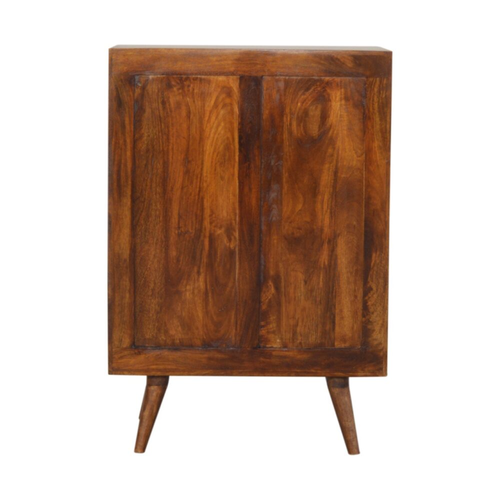 bulk Chestnut Gold Inlay Abstract Cabinet for resale