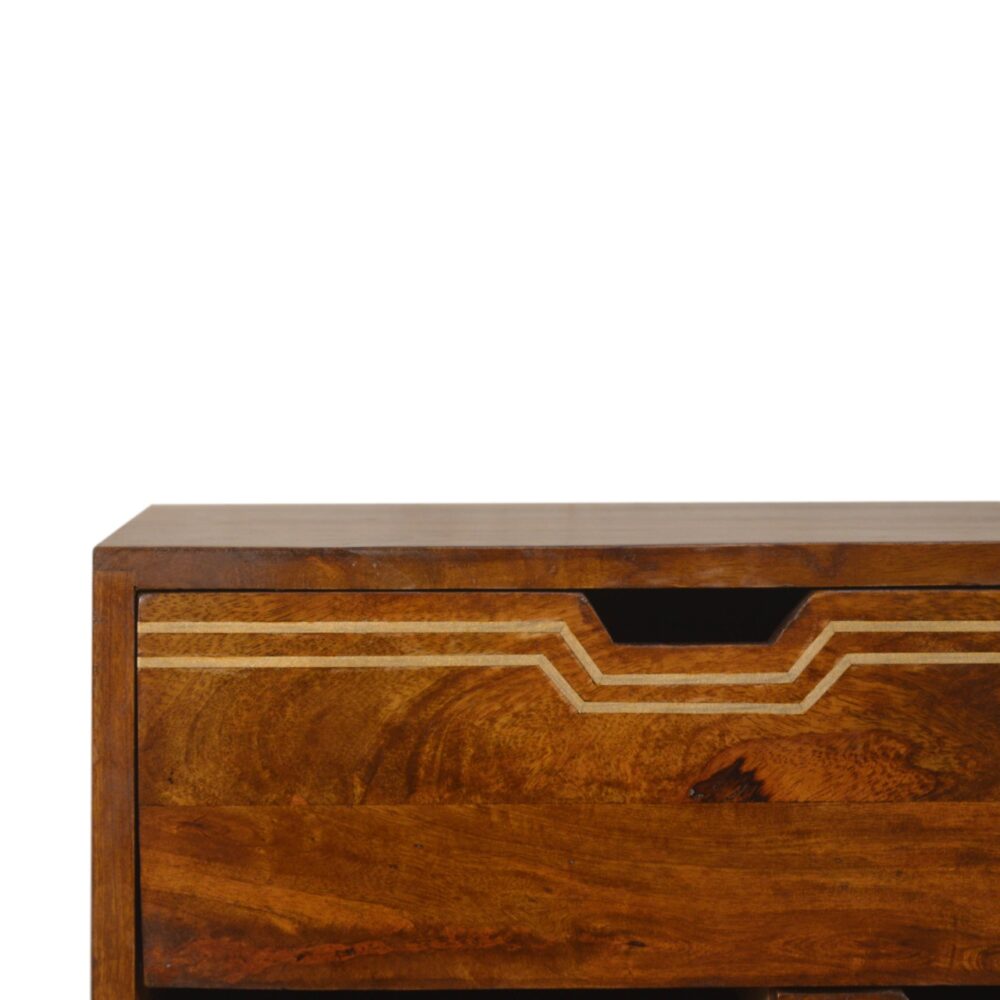 wholesale Multi Chestnut Bedside with Removeable Drawers for resale