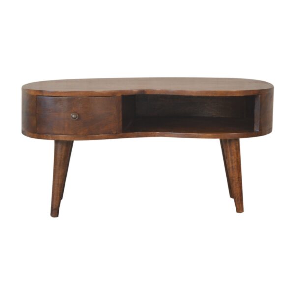 Chestnut Wave Coffee Table for resale