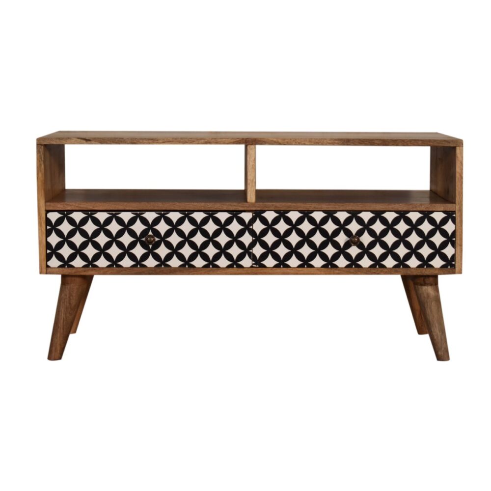 Diamond Screen Printed TV Unit for resale