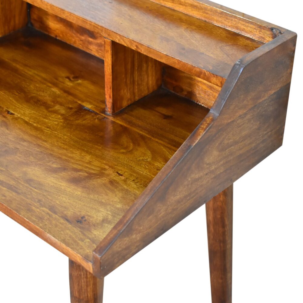 Chestnut Multi Drawer Writing Desk for resell