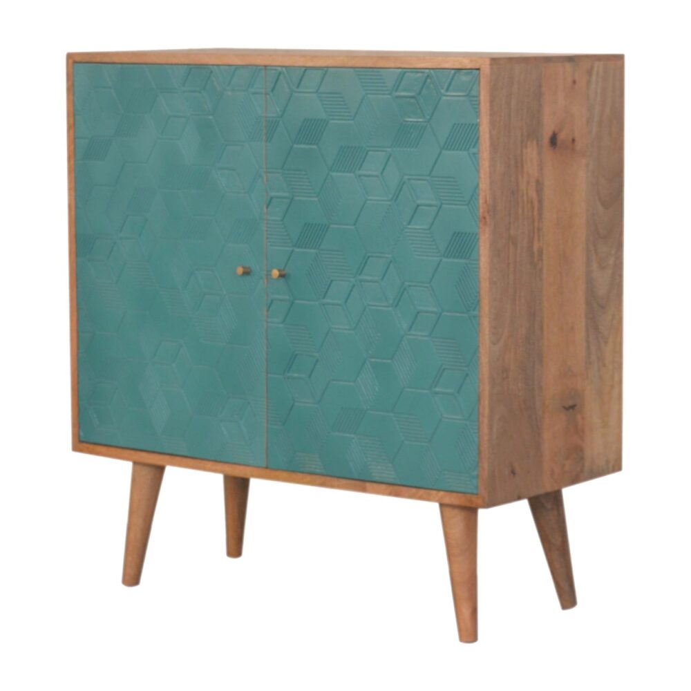 Acadia Teal Cabinet dropshipping