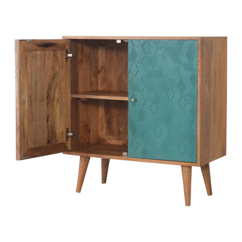 Acadia Teal Cabinet for reselling