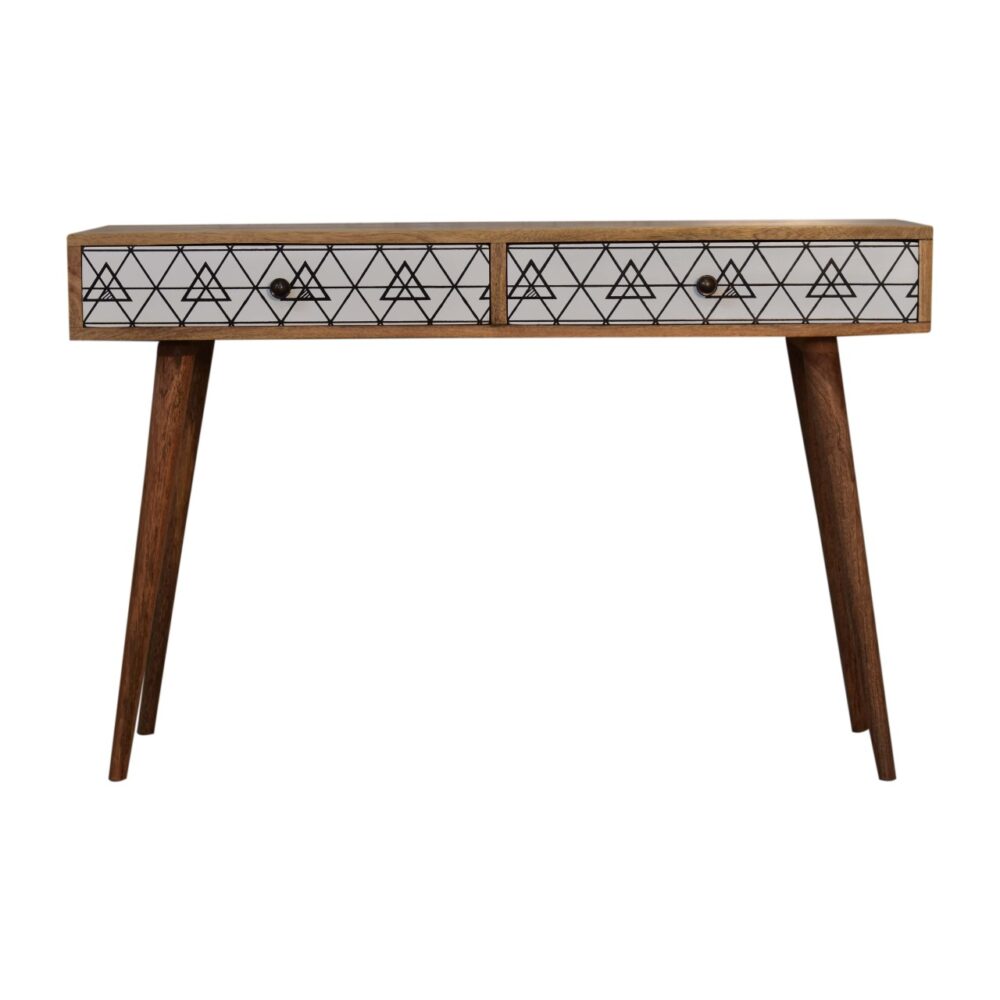 Triangular Long Console Table for resale