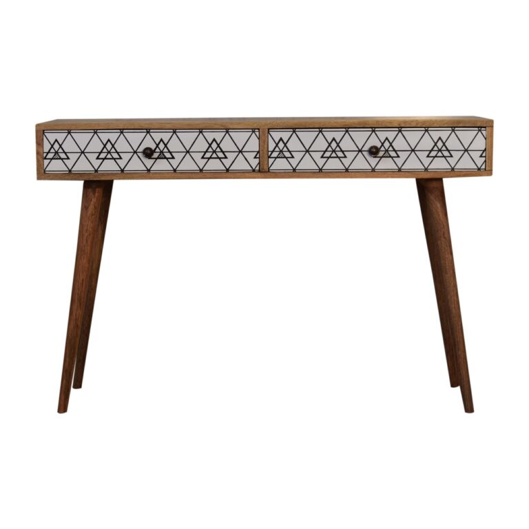 Triangular Long Console Table for resale