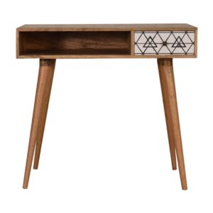 Triangle Printed Writing Desk for resale