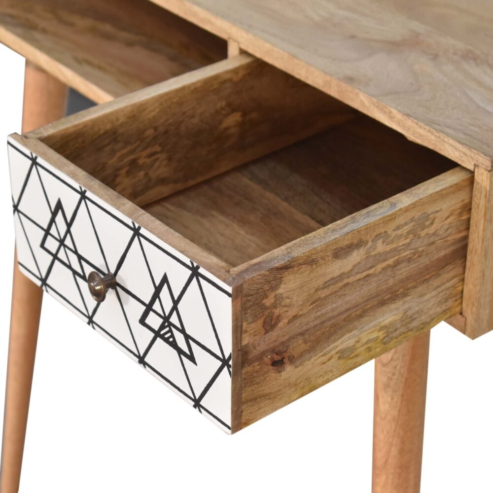 Triangle Printed Writing Desk for wholesale