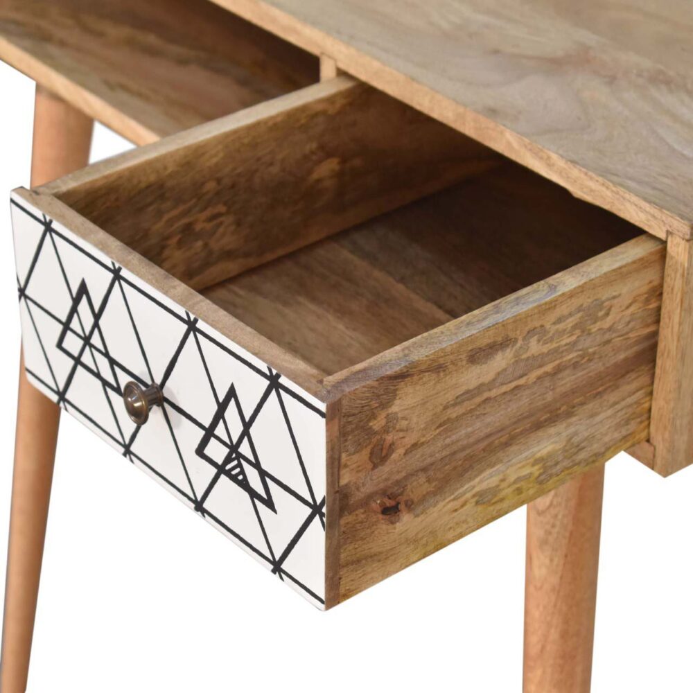 Triangle Printed Writing Desk for reselling