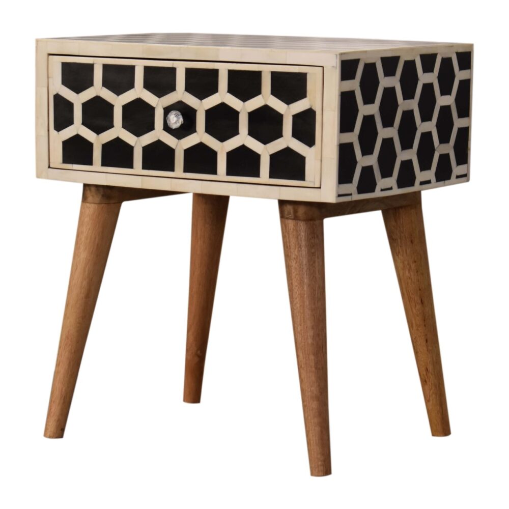 Honeycomb Bone Inlay Bedside dropshipping