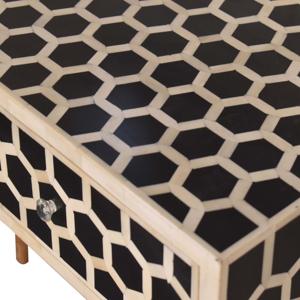 wholesale Honeycomb Bone Inlay Console Table for resale