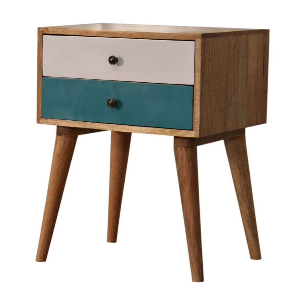 wholesale Teal Modern Solid Wood Bedside for resale